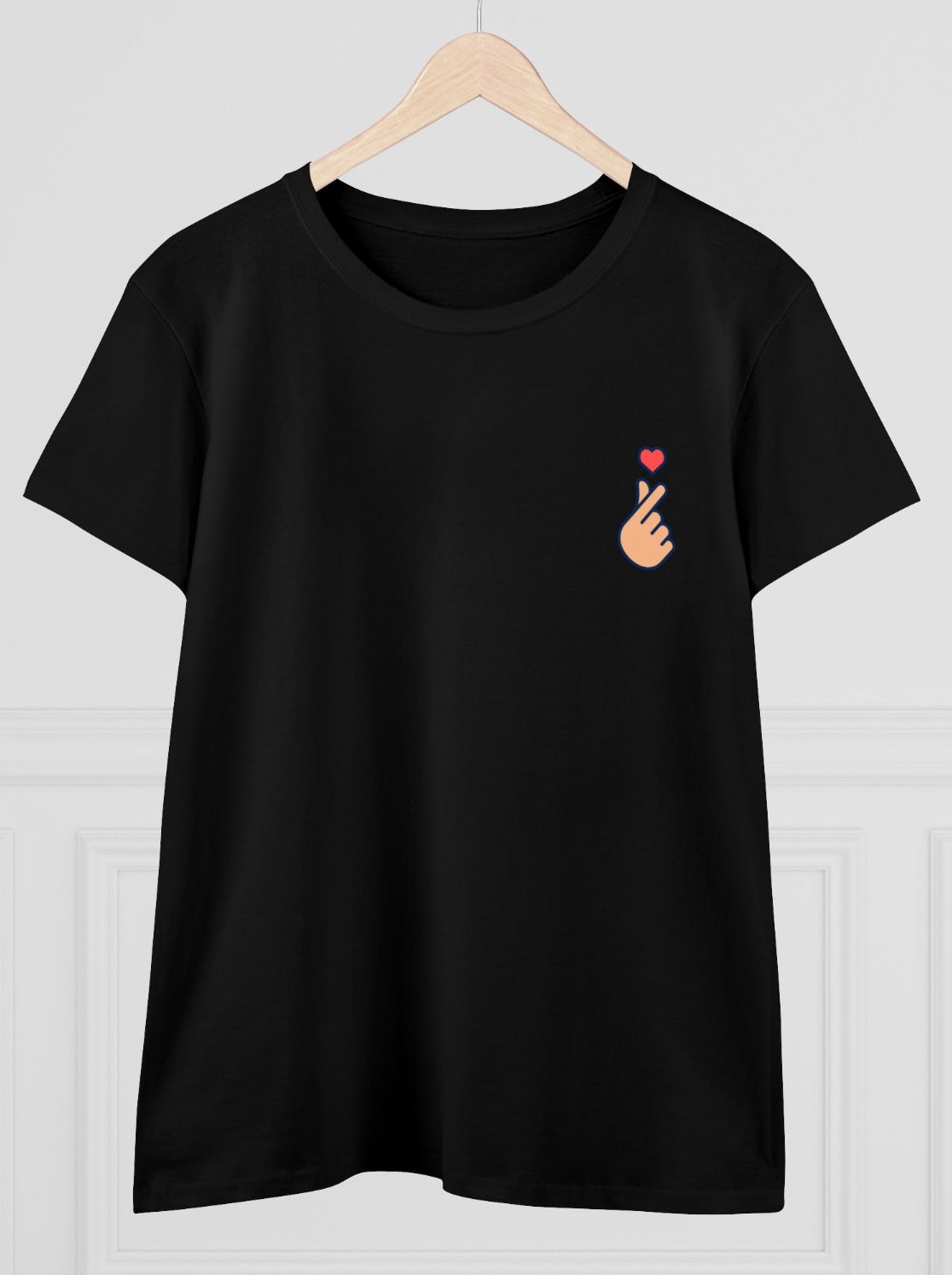 Finger Heart: Korean Women's Tee